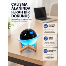 Marsilyan Gece Lambası Özellikli Taşınabilir Nemlendirici ve Aromaterapi Cihazı USB Girişli