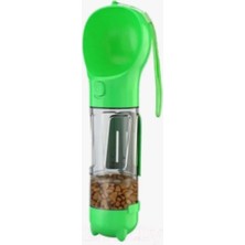 St. Morritz ® Taşınabilir Hazneli Mama Kaplı,kaka Poşetli Kedi,köpek SULUĞU-300ML