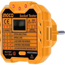 St. Morritz Soket ve Priz Test Cihazı 300V, Cat Iı, Güvenli Kullanım ve Doğru Ölçüm Sağlar