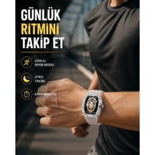 Zenviaa Uzun Pil Ömürlü Akıllı Saat Spor ve Günlük Kullanım Yeni Nesil ZENVIAA365423