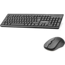 Hace Bazaar Ireless Klavye Mouse Set Q Siyah HD840