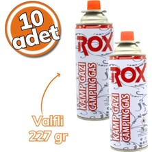 St. Morritz Rox Kamp Ocak Gazı Valfli Kartuş 227GR 10'lu Set