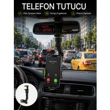 Ronanna Buğz Ayarlanabilir Dikiz Aynası Telefon Tutucu Görüş Açısını Engellemeyen Araç Aparatı