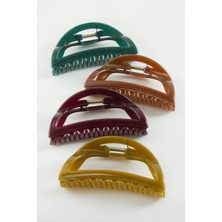 Ronanna Buğz Oval Renkli Mandal Toka 12 cm