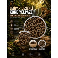 Kea Desenli Kore Yelpaze Katlanabilir El Yelpazesi Saklama Çantalı Hediyeli