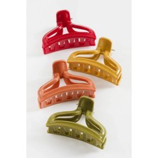 Ronanna Buğz Oval Renkli Mandal Toka 6 cm