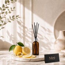 MumvemuM Premium Seri Limon Çubuklu Oda Kokusu - Amber Şişe 50 ml