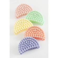 Ronanna Buğz Oval Renkli Mandal Toka 6 cm
