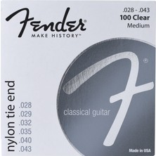Fender Klasik 100 Clear/silver 28-43