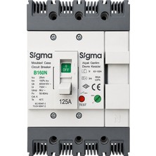 Sigma Ayarlı Tip Ag Devre Kesici B160 125A 4p 25KA