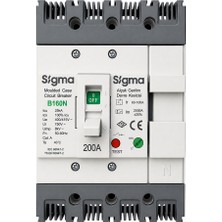 Sigma Ayarlı Tip Ag Devre Kesici B250 200A 4p 36KA