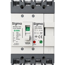 Sigma Ayarlı Tip Ag Devre Kesici B160 160A 4p 25KA