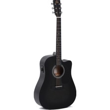 Sigma Dmce-Bkb Elektro Akustik Gitar (Siyah)
