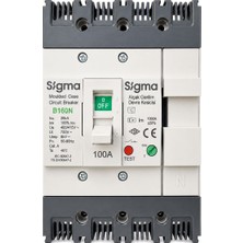 Sigma Termik Ayarlı Ag Devre Kesici B160 100A 3p 25KA