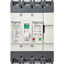 Sigma Termik Ayarlı Ag Devre Kesici B160 125A 3p 25KA