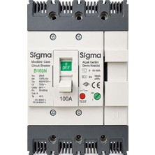 Sigma Termik Ayarlı Ag Devre Kesici B160 80A 3p 25KA