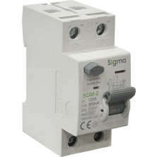 Sigma Kaçak Akım Koruma Şalteri Ac Typesgm 2p 125A 300MA