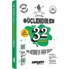 Akm Kitap 6. Sınıf Din Kültürü ve Ahlak Bilgisi Güçlendiren 32 Haftalık Kazanım Denemeleri Ankara Yayıncılık