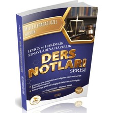 Savaş Yayınevi Hukal Hmgs - Hakimlik Milletlerarası Özel Hukuk Ders Notları