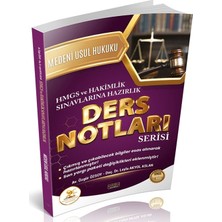 Savaş Yayınevi Hukal Hmgs - Hakimlik Medeni Usul Hukuku Ders Notları