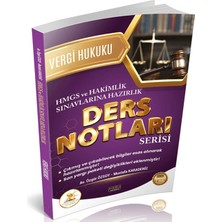 Savaş Yayınevi Hukal Hmgs - Hakimlik Vergi ve Vergi Usul Hukuku Ders Notları