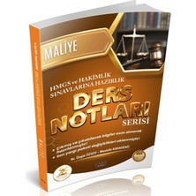 Savaş Yayınevi Hukal Hmgs - Hakimlik Maliye Ders Notları