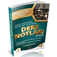Savaş Yayınevi Hukal Hmgs - Hakimlik Ceza Muhakemesi Hukuku Ders Notları