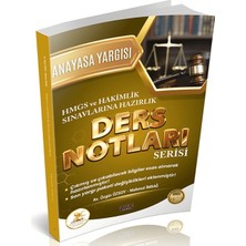 Savaş Yayınevi Hukal Hmgs - Hakimlik Anayasa Yargısı Ders Notları
