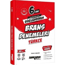 Akm Kitap 6. Sınıf Türkçe Güçlendiren Branş Denemeleri Ankara Yayıncılık