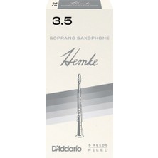 D'Addario Rico Hemke RHKP5SSX350 Soprano Saksafon Kamışı No:3,5
