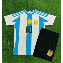 Candy Cup Arjantin 2026 Lionel Messi Iç Saha Çocuk Forması 2li Set H