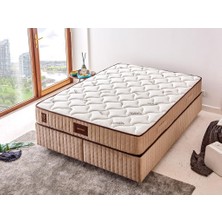 Niron Yatak Niron Bamboo Yatak 70x130 Tek Kişilik Doğal Bambu Kumaş Tam Ortopedik Orta Sert Yaylı Yatak