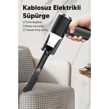 Techora Sale 3in1 Çekme - Üfleme Oto-Araç - Ev El Tipi Süpürge USB Şarjlı Mini - Taşınabiliri Hs-22 BX40