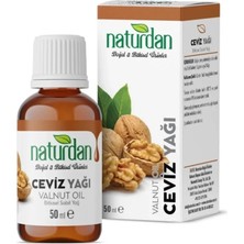Naturdan 12 Adet-Ceviz Yağı(Walnut Oil) 50 Ml-Içilebilir %100 Doğal Saf