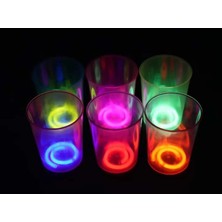 Mercora Tech Karanlıkta Yanan Gece Işığı Mega Glow Bardaklar 8 Adet 8.5 x 10.5 cm BX40