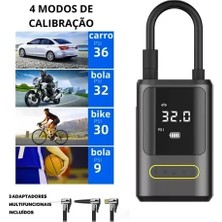 Techora Sale Kablosuz Oto Araç Mini 4000MAH 150 Psı Işıklı Oto Hava Kompresörü KA-760 BX40