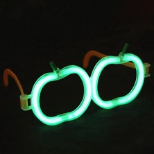 Mercora Tech Glow Stick Elma Gözlük - Glow Partisi Gözlüğü - Glow Stick Gözlük 12 Adet BX40