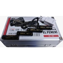 Mercora Tech Profesyonel Zoomlu El Feneri | 60W – 7000 Lümen – 13.200 Mah – Type‑c – Metal Gövde BX40