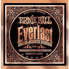 Ernie Ball P02546 Everlast Akustik Gitar Teli (Mediumlight)