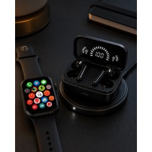 TeknoKapsül Spor ve Günlük Kullanıma Uygun Akıllı Saat ve Bluetooth Kulaklık Seti Yüksek Performans
