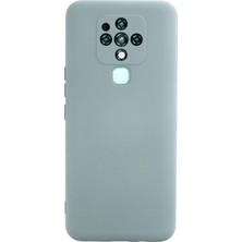 Ankaverse®  Tecno Camon 16 Kılıf Nano Içi Kadife Silikon - Buz Mavisi