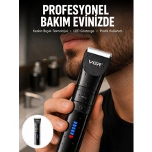 TeknoKapsül Şarjlı Tıraş Makinesi –dijital Ekranlı, Hızlı Şarjlı, Profesyonel Kesim Seti Yeni Nesil