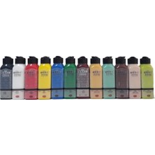 Akrilik Boya Başlangıç Seti, 12 Renk x 140 ml