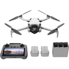 Mini 4 Pro Fly More Combo, Djı Rc 2 Ekranlı Kumandalı, 249 Gr, 4K Çekim, Drone, Gri