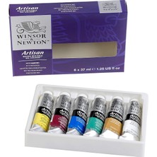 Artisan Su Karıştırılabilir Yağlı Boya Yeni Başlayanlar Seti, 37 ml Tüp, 6 Adet (1 Paket)