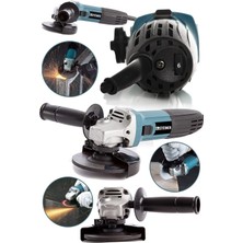 Alman 2400 W 125MM Professional 6 Kademe Devir Ayarlı Avuç Içi Taşlama Makinesi