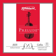 Daddarıo J1011 Cello Tek Tel, Prelude, A-La, 4/4 Scale, Medıum Te