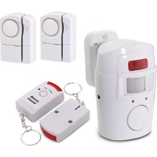LR-NG300 Kumandalı Pır Ev Alarm Sistemi - Lorex 2li Kapı Pencere Alarmı Hediyeli - Hırsız Alarm
