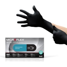 Microflex Serisi, Tek Kullanımlık Eldiven, Nitril, Lateks ve Tozsuz, Gıda Sertifikalı, Kimyasal