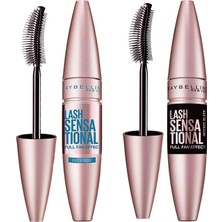 New York Lash Sensational Yelpaze Etkili Suya Dayanıklı Siyah Maskara & Lash Sensational Yelpaze E